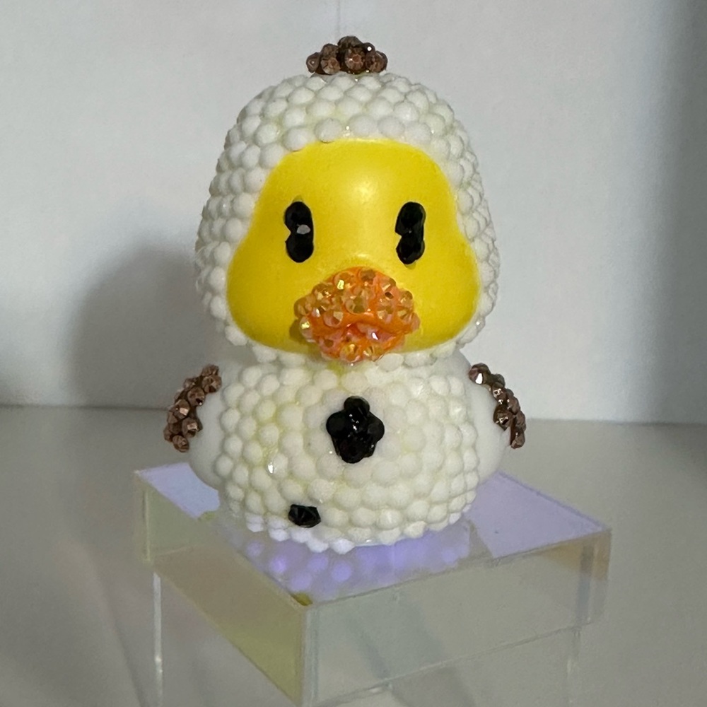 Disney Olaf Frozen Rubber duck rhinestone Bling Cruise Jeep Cheer